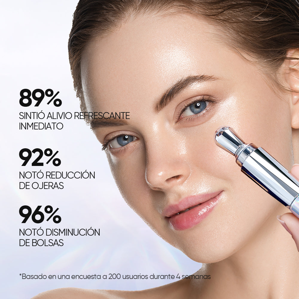 Crema Lifting para Ojos con Masajeador 360° de Cristal