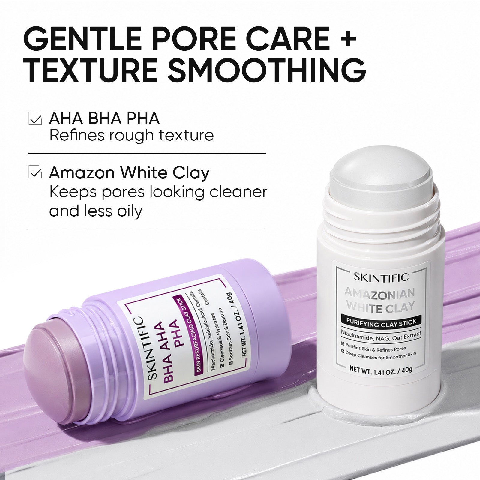AHA BHA PHA Skin Resurfacing Clay Stick
