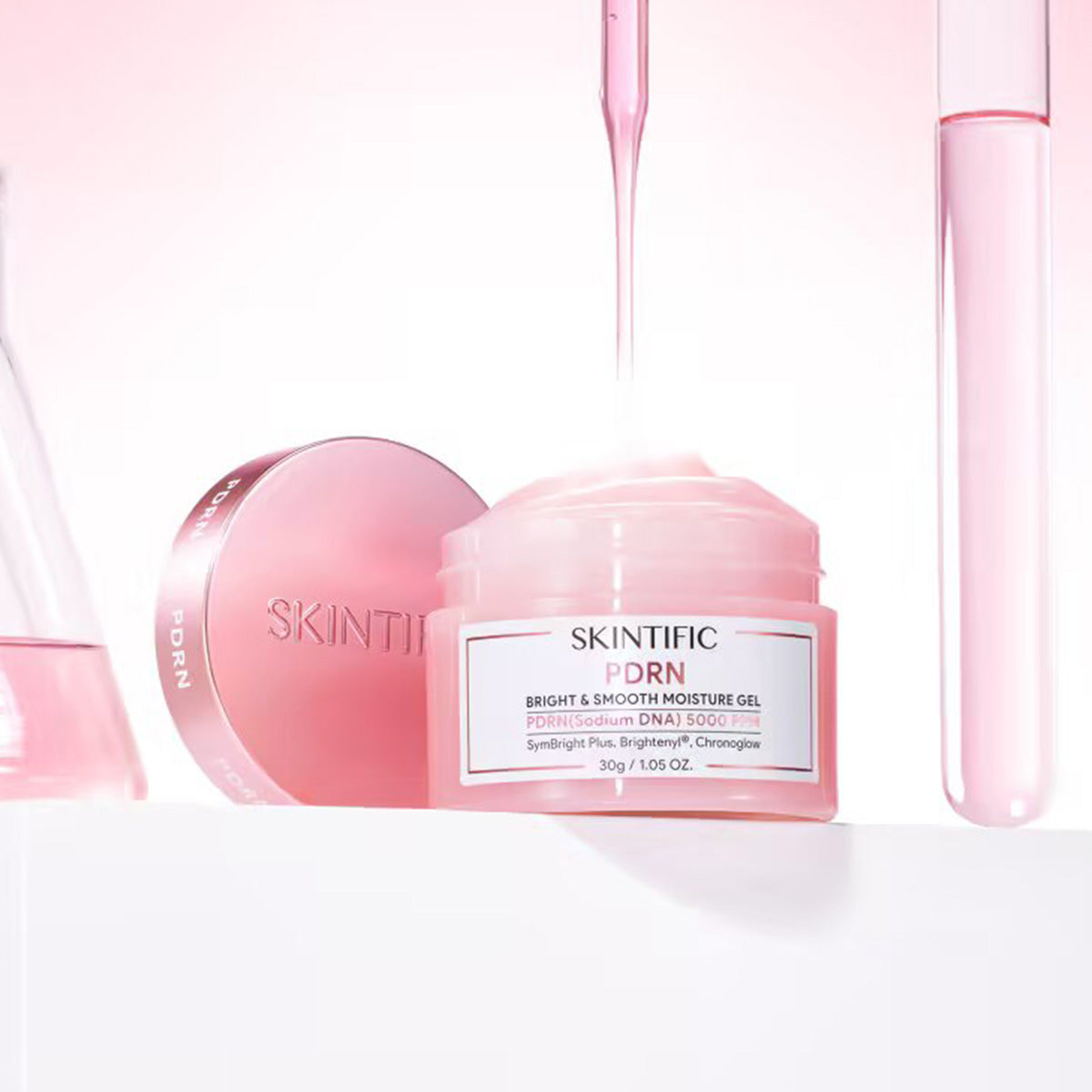 PDRN Bright and Smooth Moisture Gel Cream with gel texture