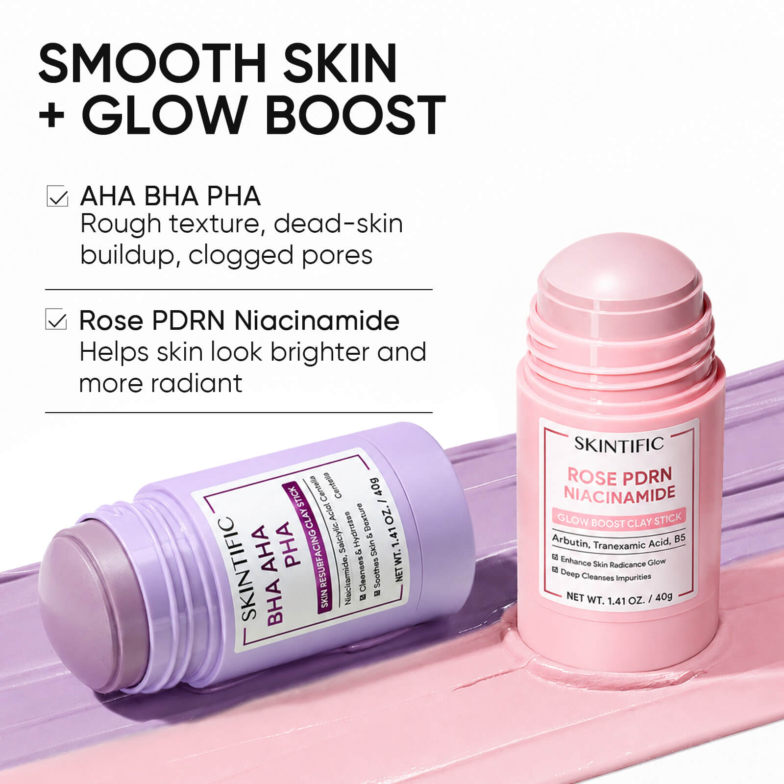 AHA BHA PHA Skin Resurfacing Clay Stick