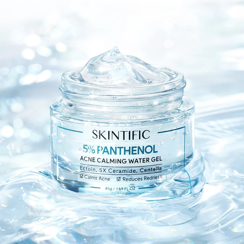 Gel de Agua Calmante Antiacné con Pantenol Set 2 piezas