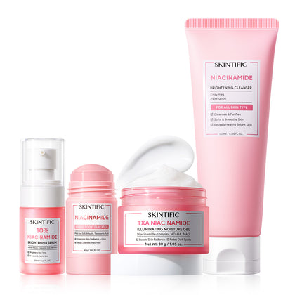 Set Iluminador MSH Niacinamide – 4 piezas