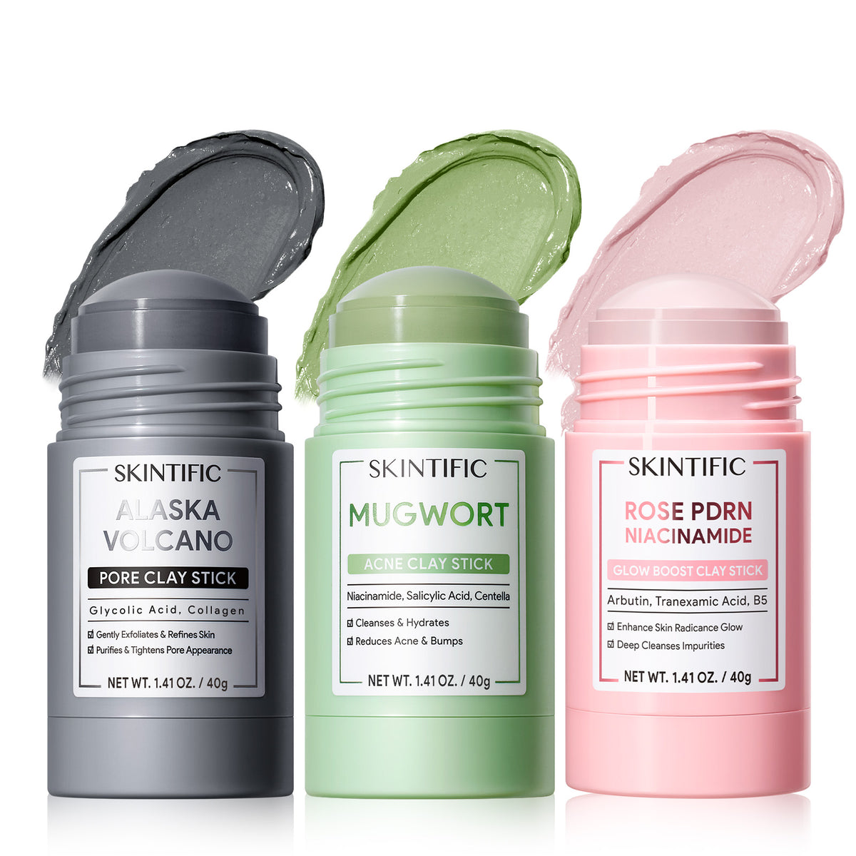 Set de Mascarillas en Barra Pore Perfect – 3 piezas
