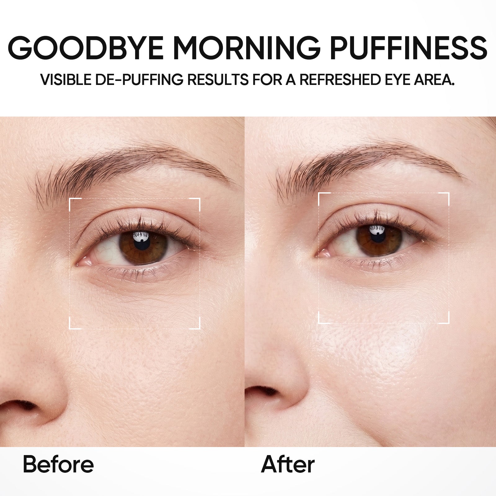 Crema lifting para el contorno de ojos con masajeador de cristal de 360°