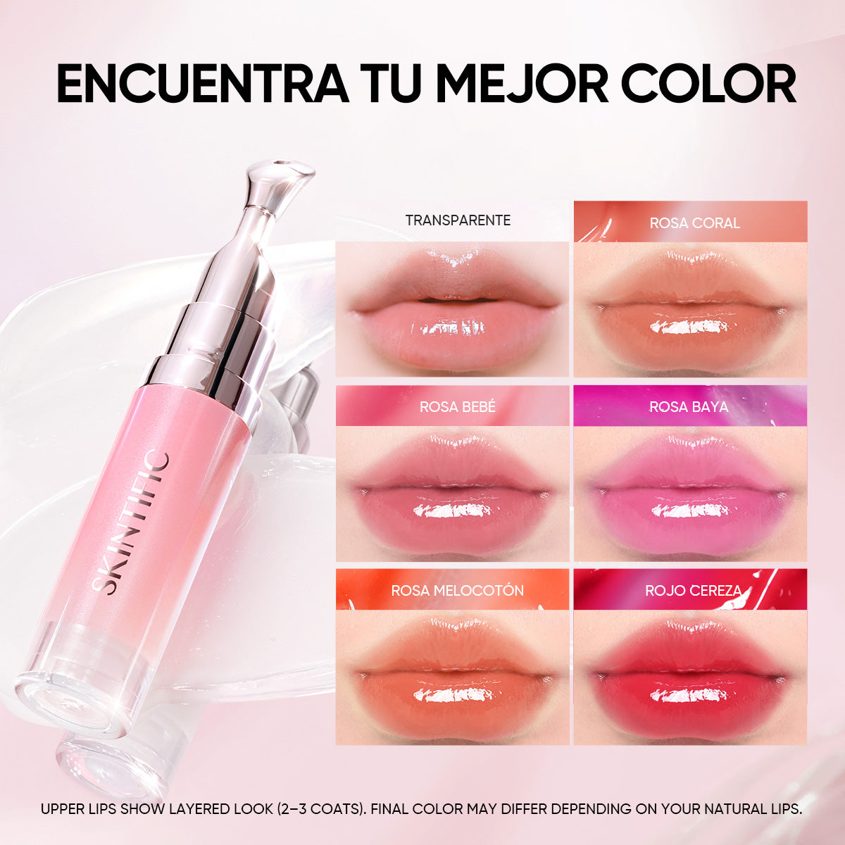Sérum labial iluminador con péptidos