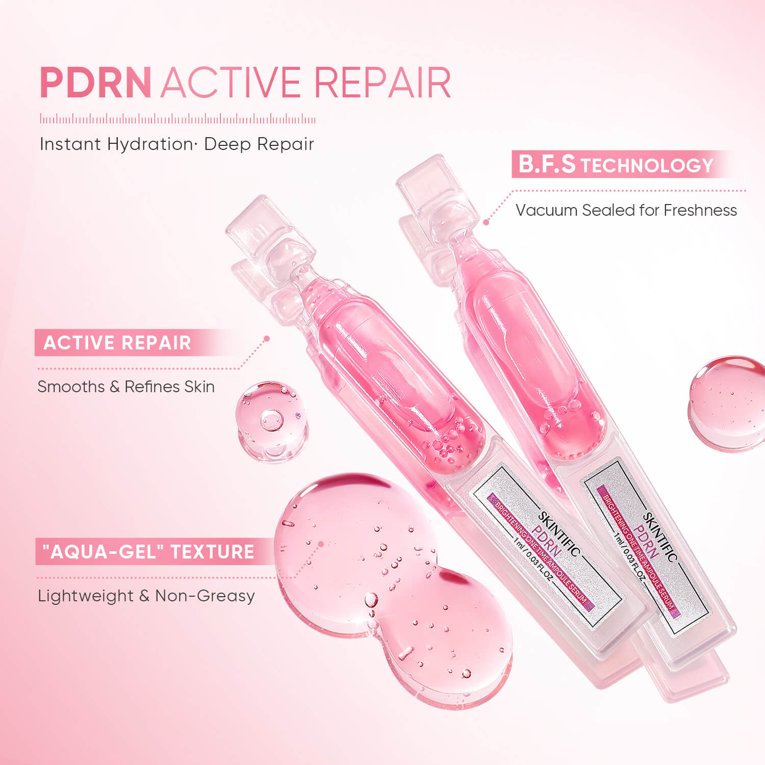 PDRN Brightening & Pore Care Routine Set (4PCS)