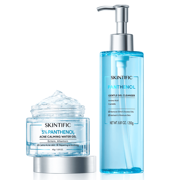 Gel de Agua Calmante Antiacné con Pantenol Set 2 piezas