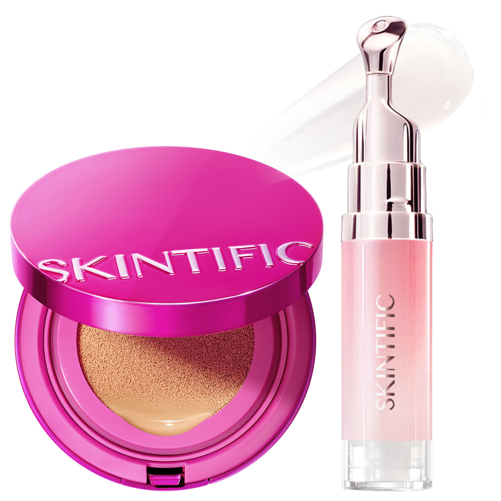 Set Glow Cushion & Sérum Labial con Péptidos – 2 piezas
