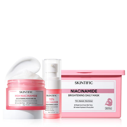 Niacinamide Glow Reset & Brightening Care Set 3pcs
