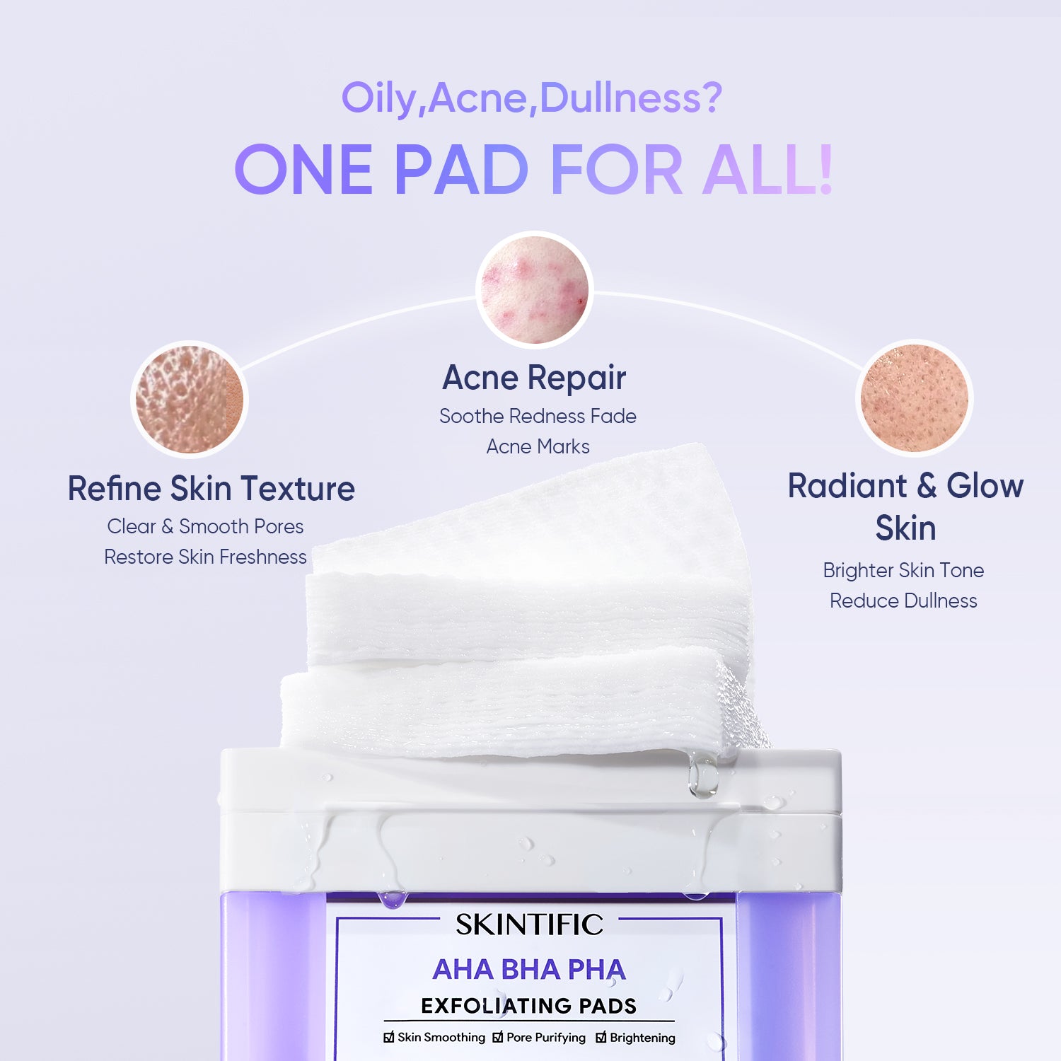 AHA BHA PHA Pads & Lactic Acid Serum Set