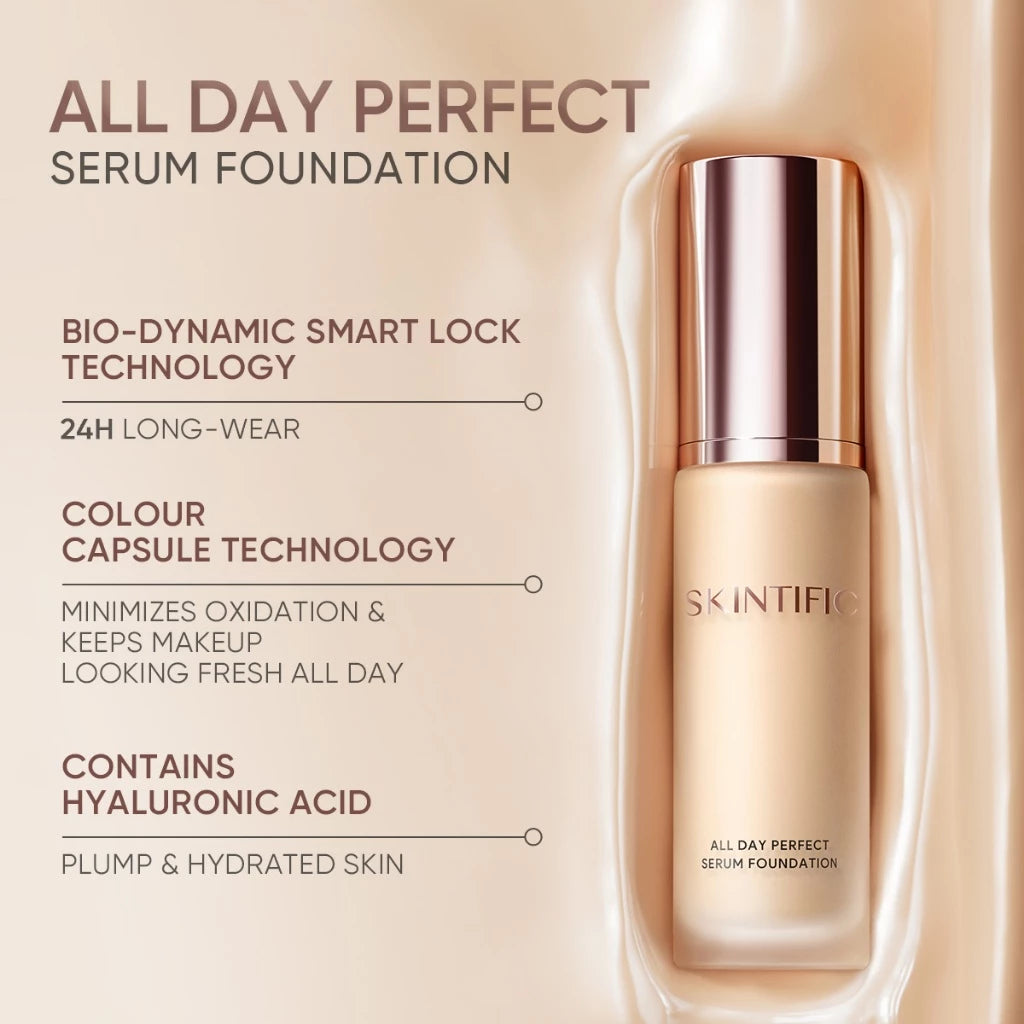 Base de maquillaje sérum perfeccionadora todo el día